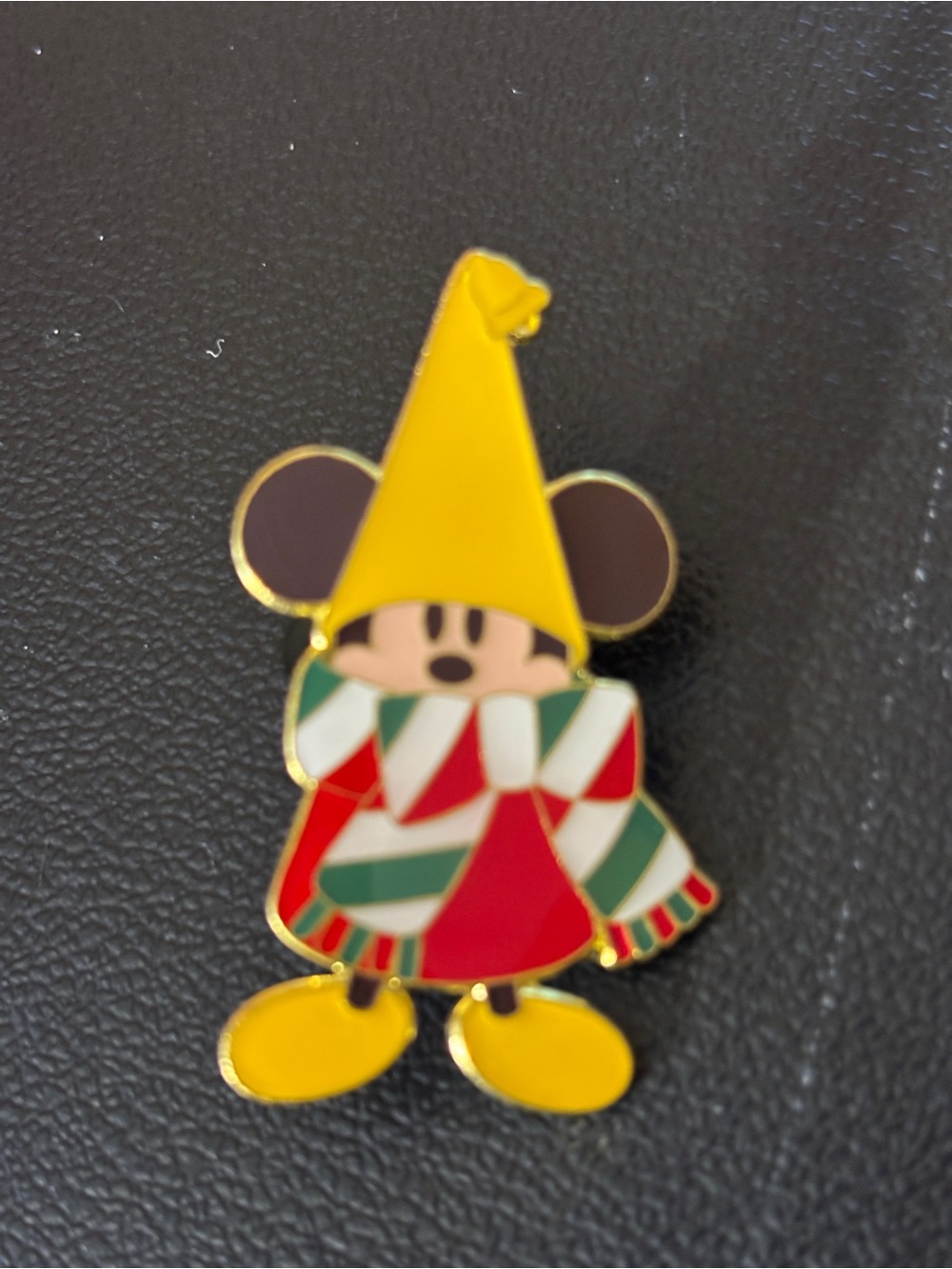 Mickey Mouse Yellow Holiday Disney Enamel Pin